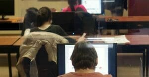 Group of Avivo students learning.