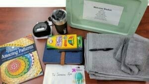 Image showing one of Avivo's urgent needs kits.