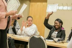 EMPath Participant graduates from Avivo's Career Education training program