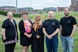 Avivo's employment services include the Dislocated Worker team, pictured in this photo.