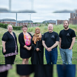 Avivo's employment services include the Dislocated Worker team, pictured in this photo.