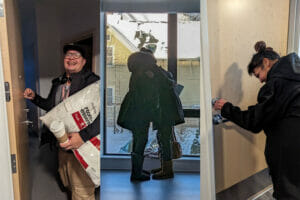 The joy as several residents of Minneapolis' newest apartment building find housing and move in.