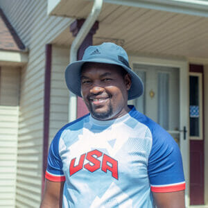 Image showing Emmanuel, a successful employment services participant at Avivo.