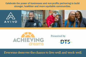 Image header for Avivo's Achieving Dreams Breakfast event.
