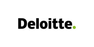 Sponsor image for Deloitte with their logo.