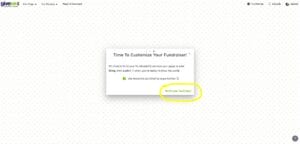 Screenshot showing the final step before publishing your new fundraiser for Avivo on GiveMN.
