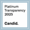 Seal from the organization Candid given to Avivo in 2025 for Platinum-level Transparency.