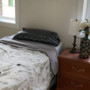 Image of one of Avivo's transitional recovery lodging housing units.
